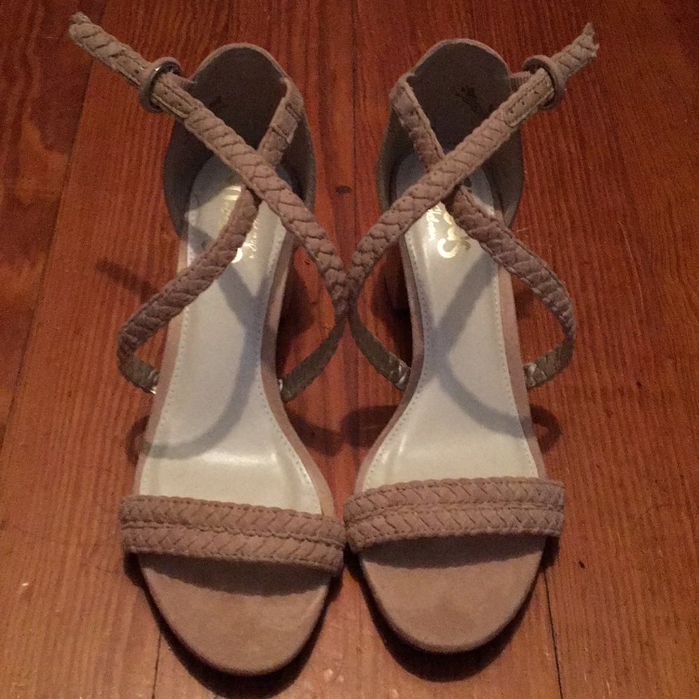 Circus by Sam Edelman Tan Braided Sandals